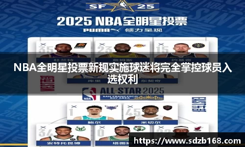 NBA全明星投票新规实施球迷将完全掌控球员入选权利